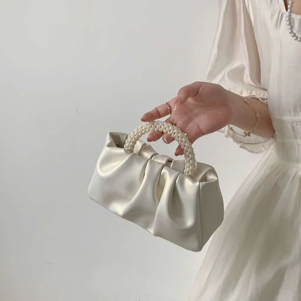 Moud Perlgrëff Fraen Dinner Clutch Handtasche Design Damen Quadrat Schëllertaschen Weiblech Kleng Messenger Bag_voghion.com