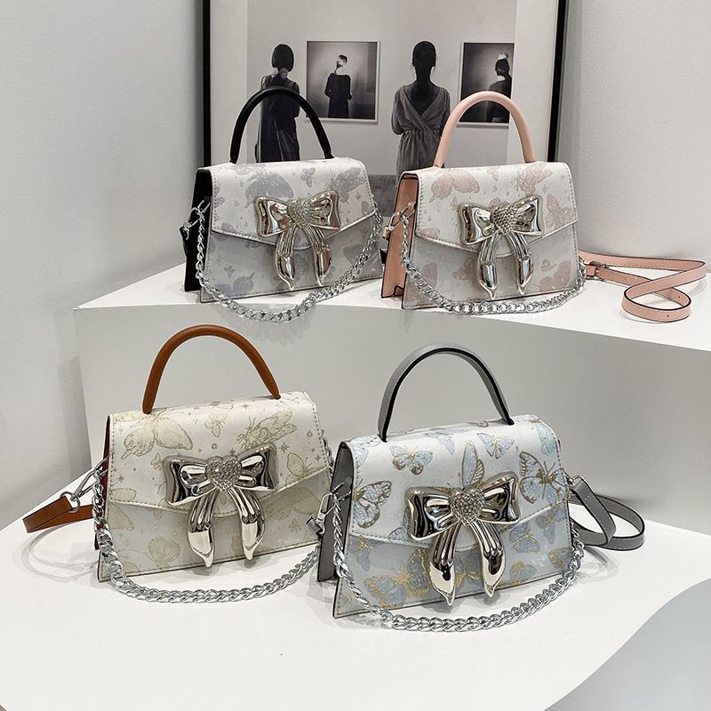 Damentaschen Kette Umhängetasche Super heiße Pailletten Nischendesign Einzelschulter kleine quadratische Tasche_voghion.com