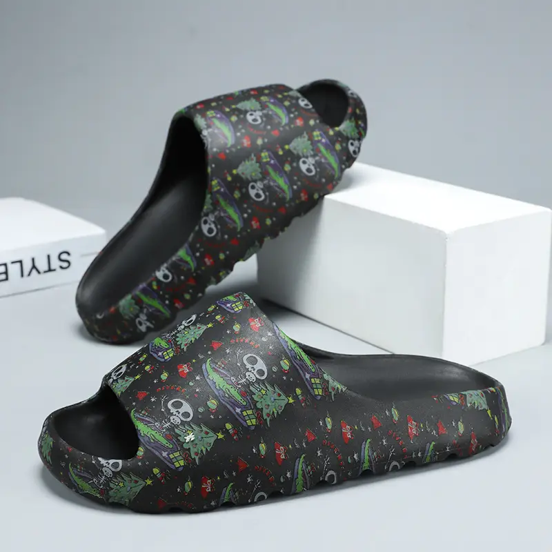 Chaussons homme mode personnalisés pour la plage et la maison_voghion.com