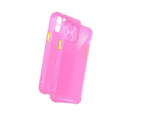 1PK IPhone 12 Pro Max Protective Case Slim Line Recharge In Case - Pink_voghion.com