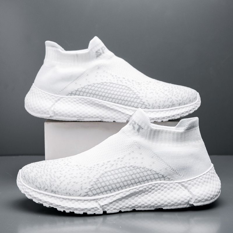 Slip On Men Outdoor Lightweight Men's Loafers Non-slip Soft Male Walking Shoes Breathable Mesh Casual Sneakers 2024_voghion.com