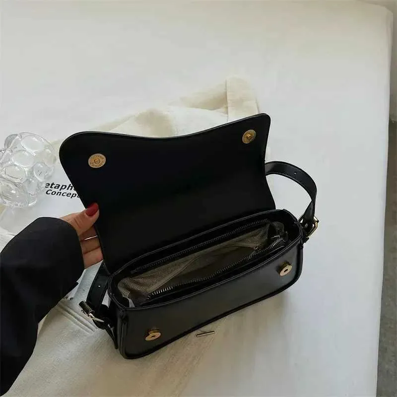 Borsa a tracolla retrò in pelle per donna 2024 borsa a tracolla piccola con tracolla a conchiglia da braccio e portafoglio firmati da donna_voghion.com