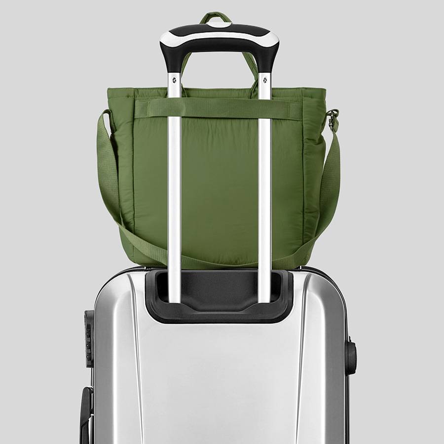 Women's Bags Large Capacity Multi Pocket Unisex Tote Bag, Military Green Travel Bag, Water Resistant Casual Shoulder Bag/laptop Bag_voghion.com