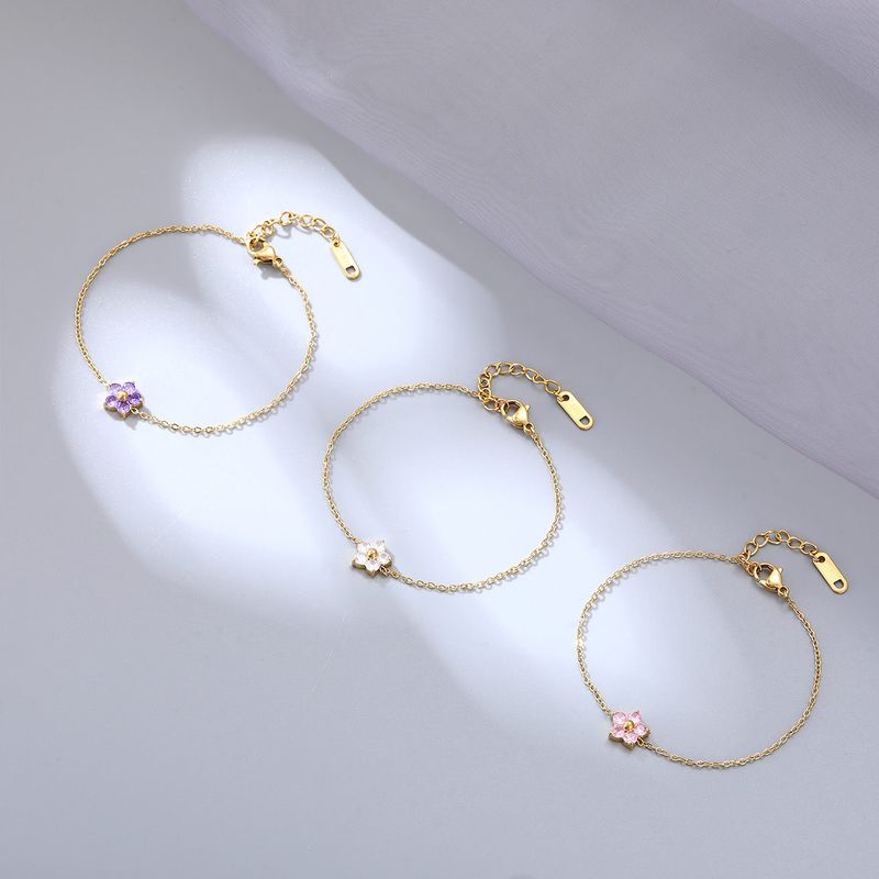 Sweet Wer Titanium Steel Plating Rhies Bracelets_voghion.com