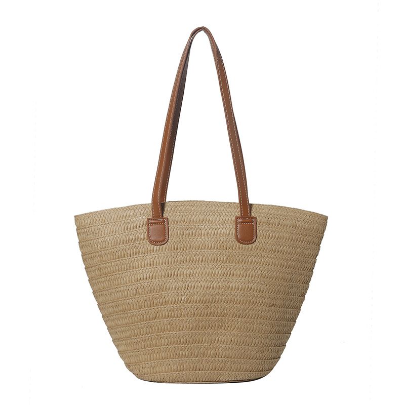 Cesto per verdura alla moda coreana Secchio per l'acqua 2024 Nuova borsa versatile con motivo a litchi Borsa a tracolla singola di alta qualità_voghion.com