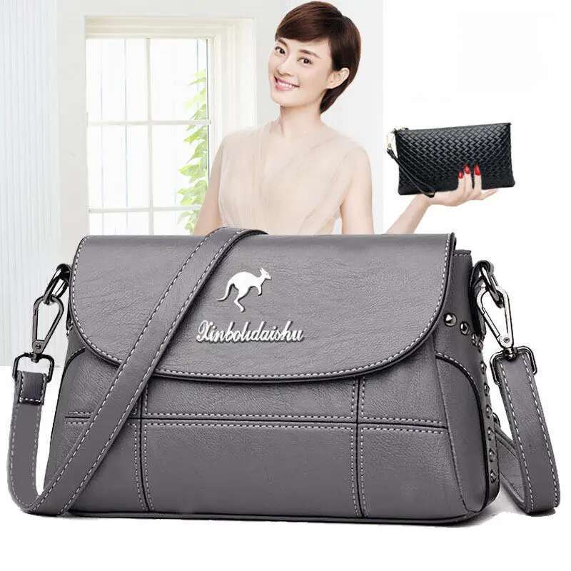 Vera pelle Texture 2025 Nuova borsa da donna alla moda versatile piccola grande capacità borsa per mamma di mezza età_voghion.com