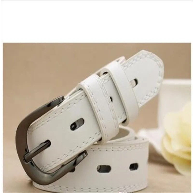 Ceinture en cuir creux pour femme avec boucle ardillon, décontractée, sauvage, mode rétro, décorative, jeans, avec boîte 016_voghion.com