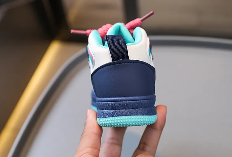 Tasarımcı Erkek Kız Spor Çocuk Antrenörleri Happysteps Küçük Çocuklar İçin Rahat Yürüyüş Ayakkabıları Bedenler ABD 5C-1Y_voghion.com