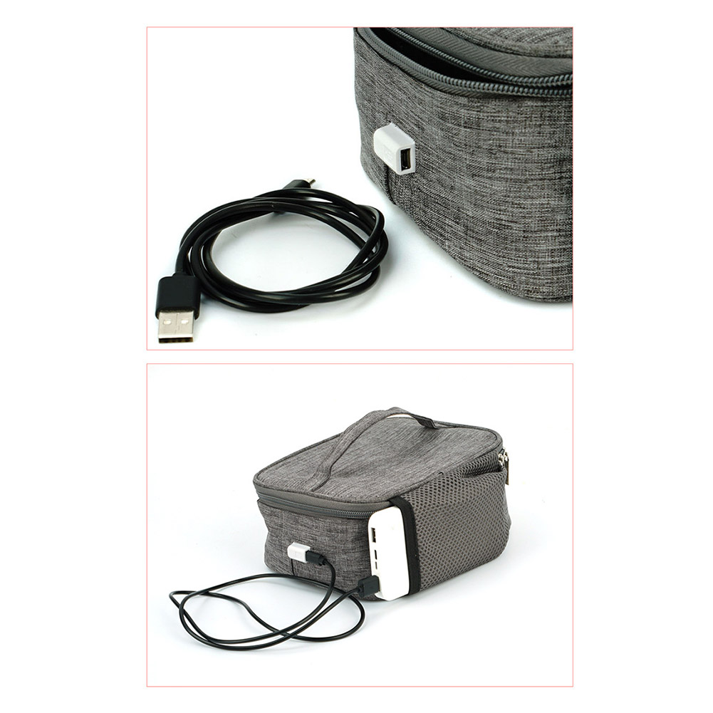 1 Stücke Hohe Qualität USB Mini Persönliche Tragbare Mittagessen Speisenwärmer Fahrzeug/Haushalt Ofen Ofen Lunchbox Tasche Heizung Elektrische_voghion.com