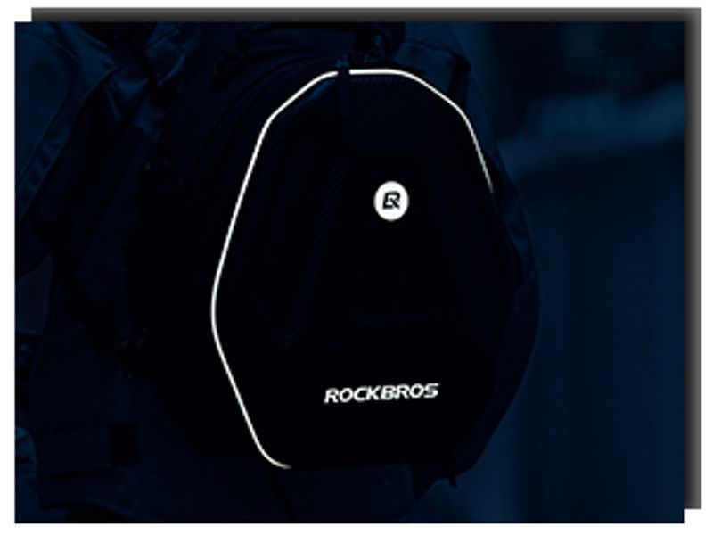 ROCKBROS Heck Motorrad Sitztasche Wasserdicht Mit Regenschutz Rucksack_voghion.com
