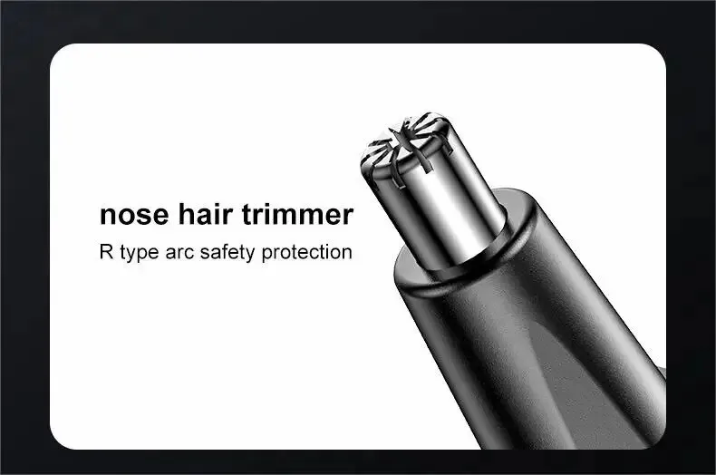 USB Nose Shaver - Metal Blades｜Rechargeable｜Unisex_voghion.com