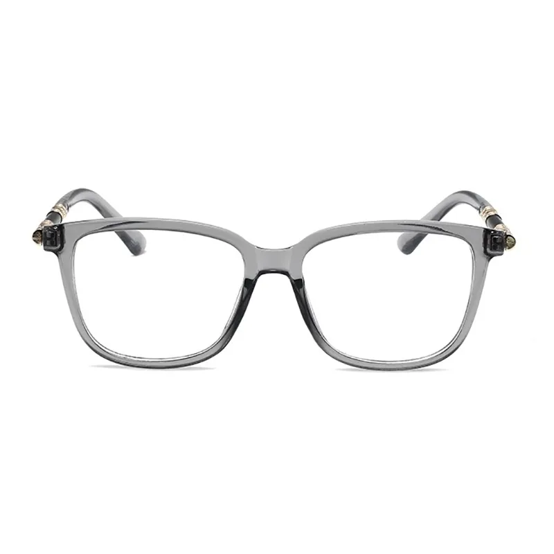 Fashion Sunglass eyeglasses Frame For Men Women Designer Square Outer Transparent PC Anti Blue Light Eye Protection_voghion.com
