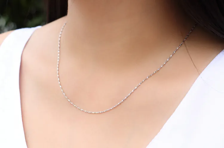 S sier plaqué colliers chaînes pour femmes tour de cou court serpent o croix vague d'eau boîte étoile brillant collier lien chaîne bricolage_voghion.com