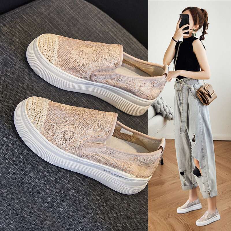 2025 Summer New Breathable Non-slip Inner Height Casual Women's Fisherman Shoes_voghion.com