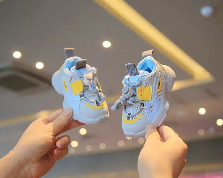 Sports autumn girls and boys mesh breathable outdoor casual running childrens sports shoes 240627_desvips.com