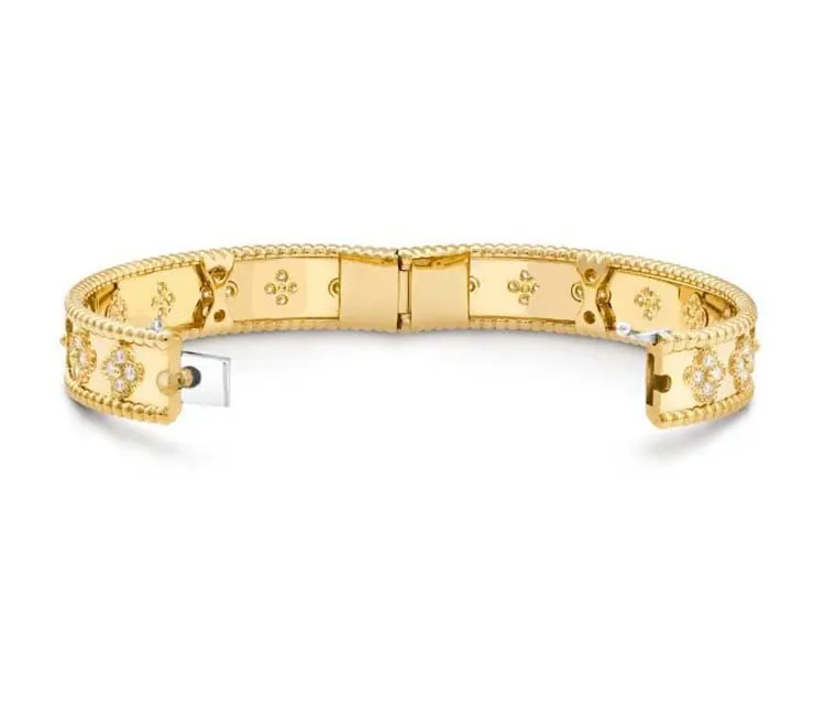 Brățară clasică pentru femei, bijuterii de designer, cu diamante, brățări personalizate din aur, cadou pentru femei_voghion.com