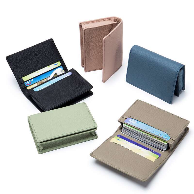 Multifunctional Leisure Head Layer Cowhide Briefcase, Business Card Holder, Men And Women Creative Storage Wallet_voghion.com
