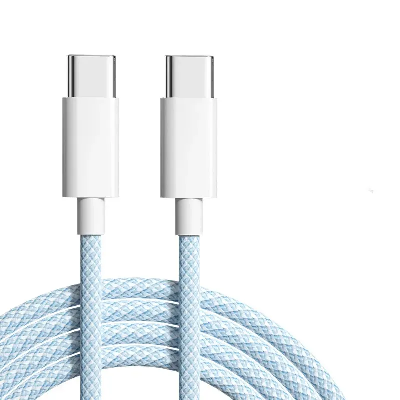 3A PD 60W Type To USB C Quick Charge 480Mbps OD3.8 Fast Charging Data Cable For Iphone 15 Book Pro Samsung S20 S22 S23_voghion.com