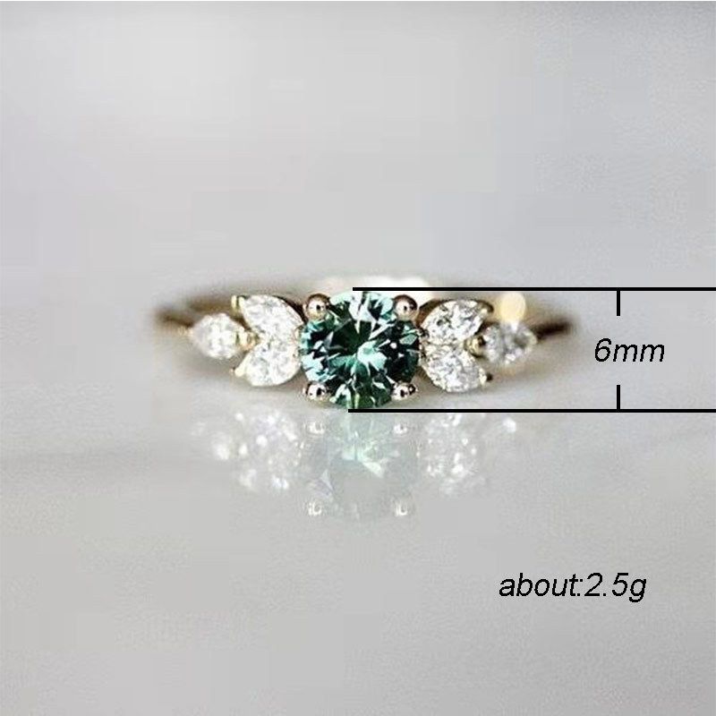 Smaragd-Dia-Ring – stilvoller Verlobungsschmuck für Damen_voghion.com