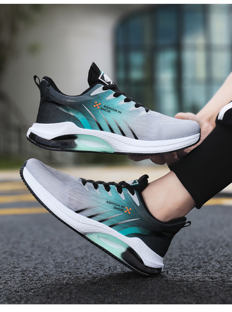 2025 Nieuwe Koreaanse stijl Sport Lente en Herfst Zachte Zool Jeugd Hardloopschoenen Trendy Herenschoenen_voghion.com