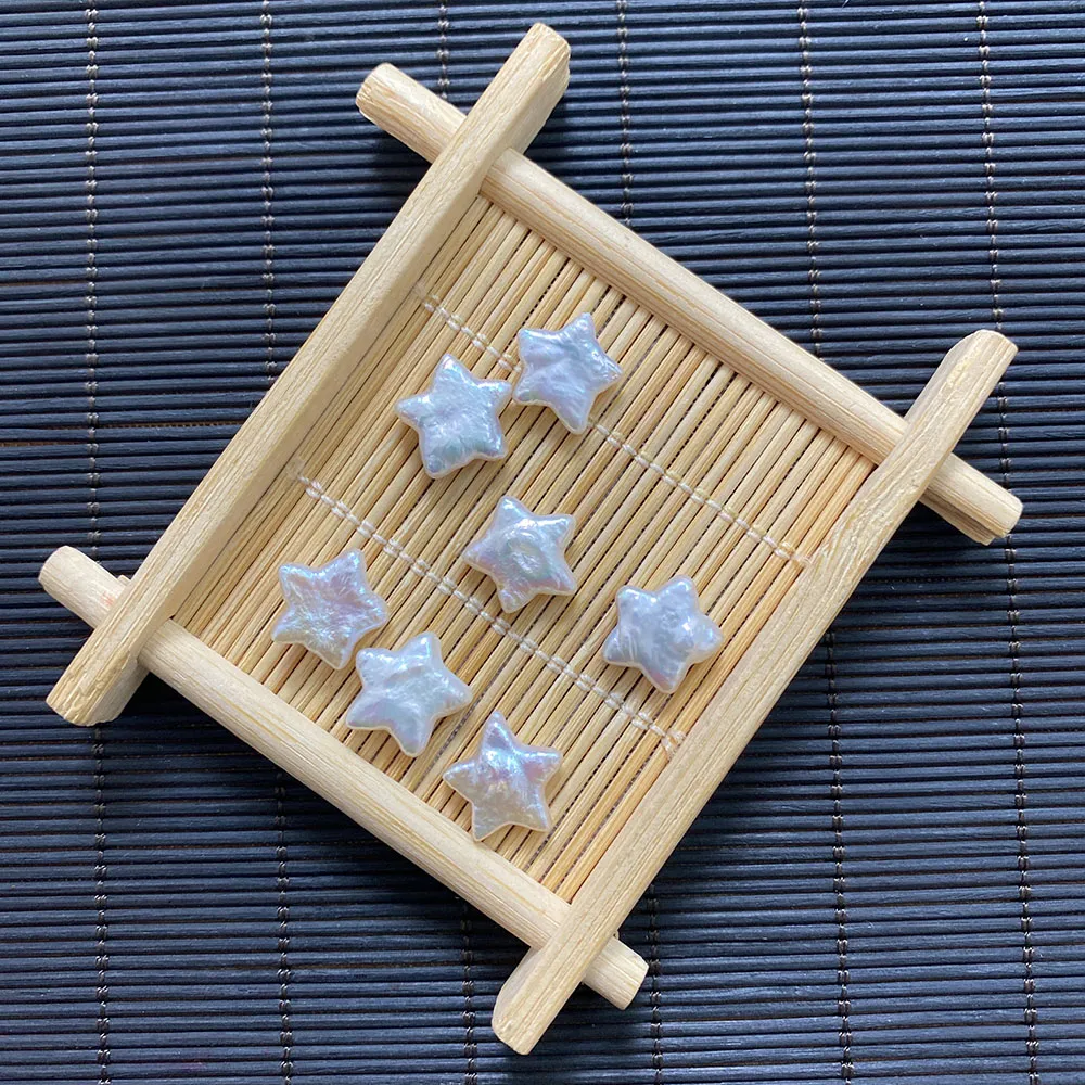 Collane con ciondolo 12mm Perle d'acqua dolce barocche a forma di stella Accessori per gioielli di moda 1 pz Elegante collana fai da te da donna_voghion.com