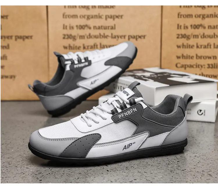 Nouvelles chaussures décontractées en maille pour hommes, pointures 39-44_voghion.com