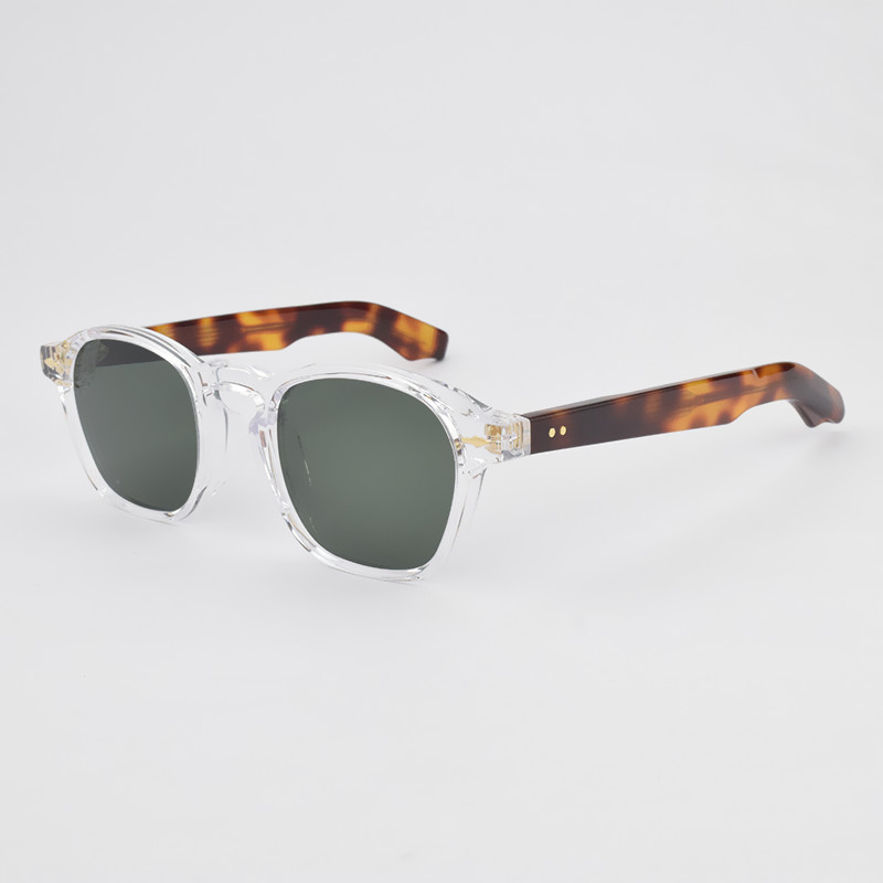 NN-034 vintage Polarized Sunglasses Men Women round Retro Brand Sunglass UV400 Fashion Male Acetate Designer Sun glasses_voghion.com