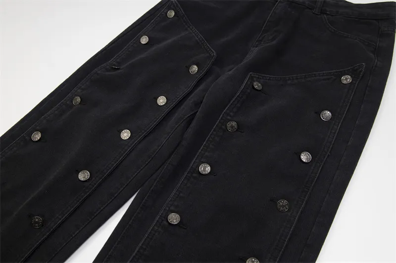 Nuovo Y/project Patchwork Lavato Jeans Pantaloni Uomo Donna Casual Pantaloni della migliore qualità_voghion.com