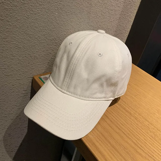 Hot Sale Retro Solid Color Unisex Baseball Cap Soft Cotton Outdoor Sunscreen Hat For Men Women All-match Adjustable Hip Hop Caps_voghion.com