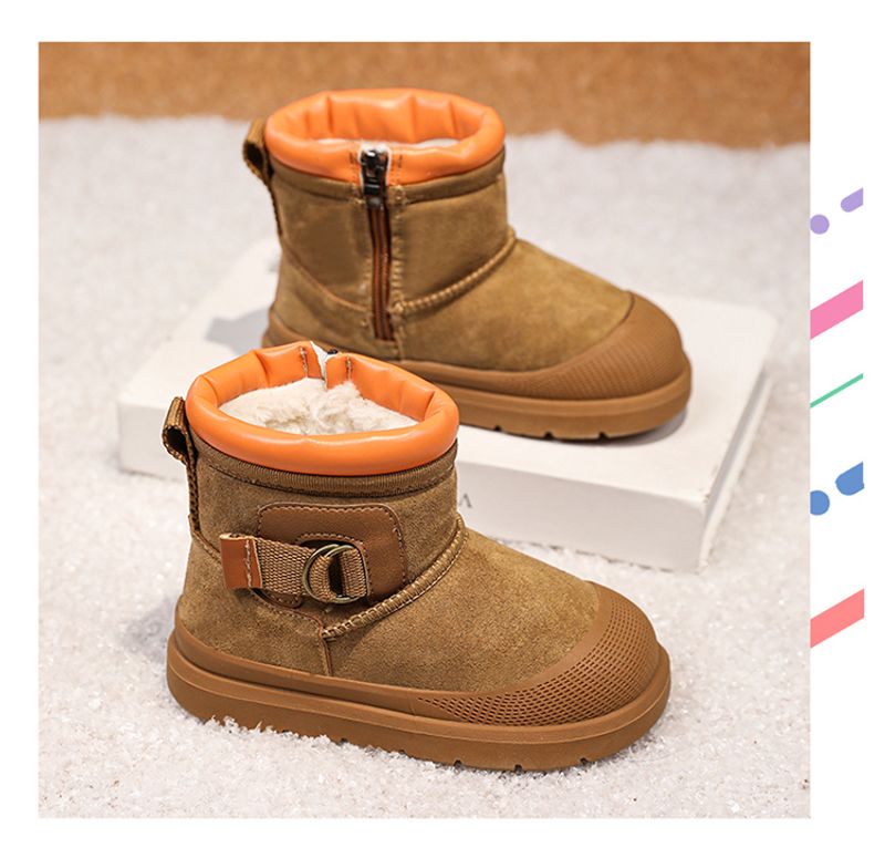 Veet Schneestiefel, Baumwolle, Wärme, Ein-Fuß-Schuhe für Herren und Damen für Kinder_voghion.com