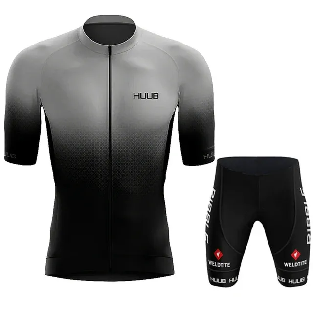 HUUB Ropa de verano para hombre, pantalones cortos de ciclismo, maillot de ciclismo de montaña, uniforme completo para hombre, chaqueta de carretera, pantalones, traje deportivo de bicicleta de gel_voghion.com