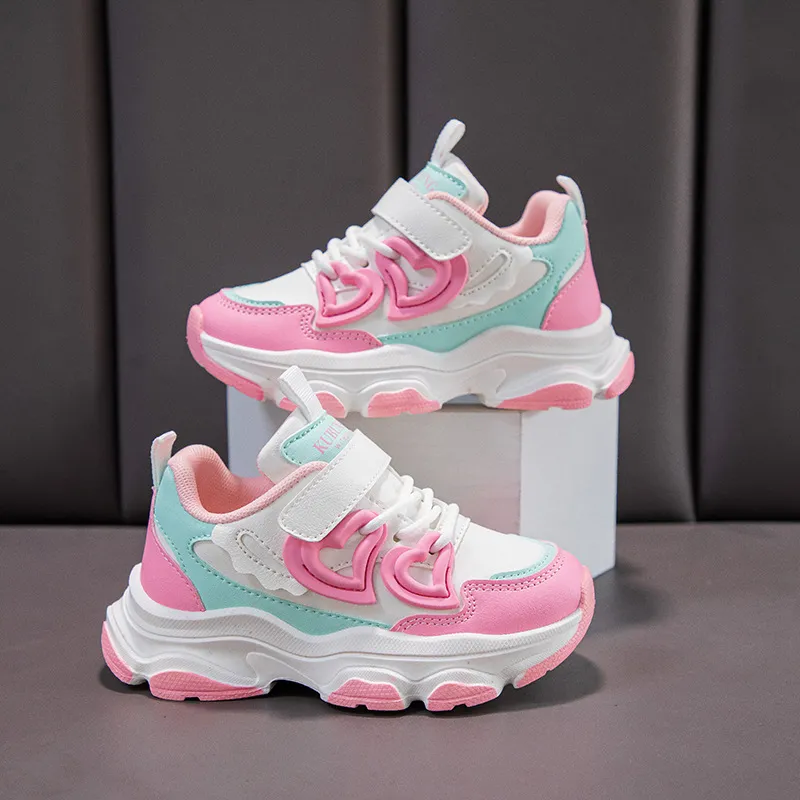 Barn Löpning för flickor Barn Småbarn Vår Höst Utomhus Sneakers Lila Rosa Littlesprouts Flickor Sportskor Storlekar_voghion.com