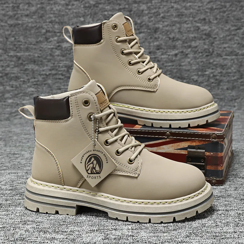 2024 Winter Nieuwe Heren Trendy Dikke Bodem Martin Laarzen Gratis Verzending_voghion.com