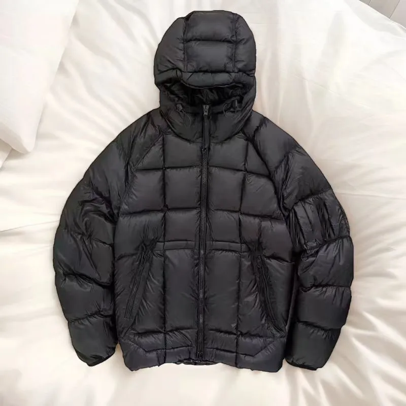 Herren Daunenjacke Mit Kapuze Und Fellbesatz Für Den Winter_voghion.com