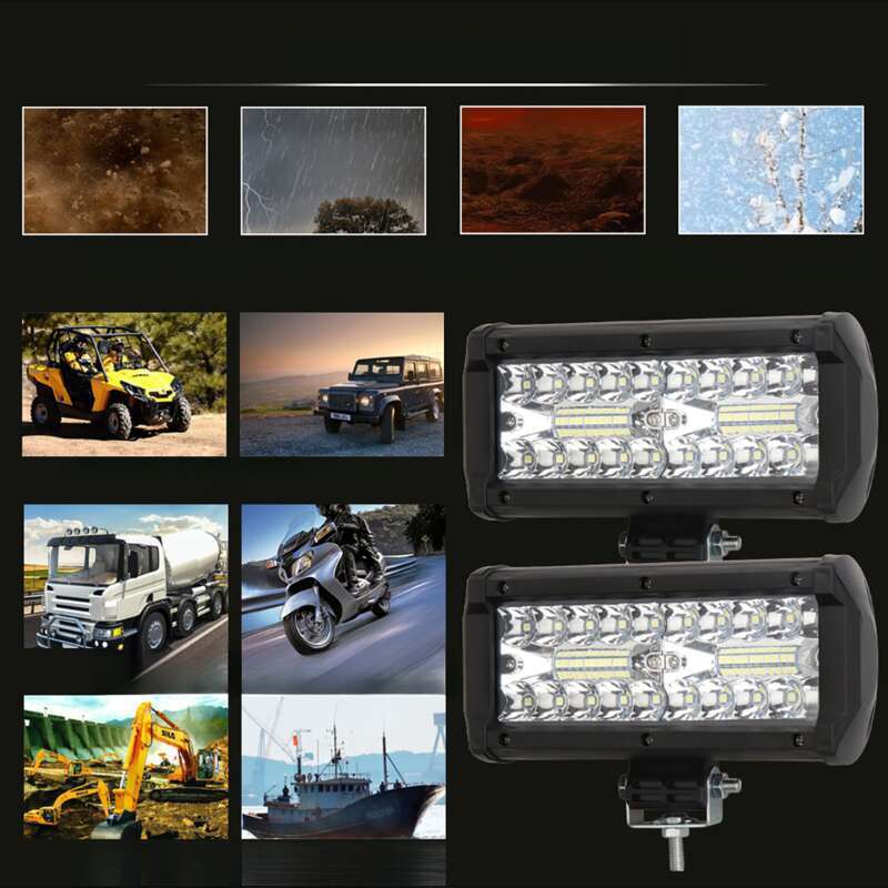 Yeni Yüksek Parlaklık Üç Sıra 120w Plastik Yarı Alüminyum Çalışma Şeridi Lig Off-road Araç Tavan Ön Tamponu İçin_voghion.com