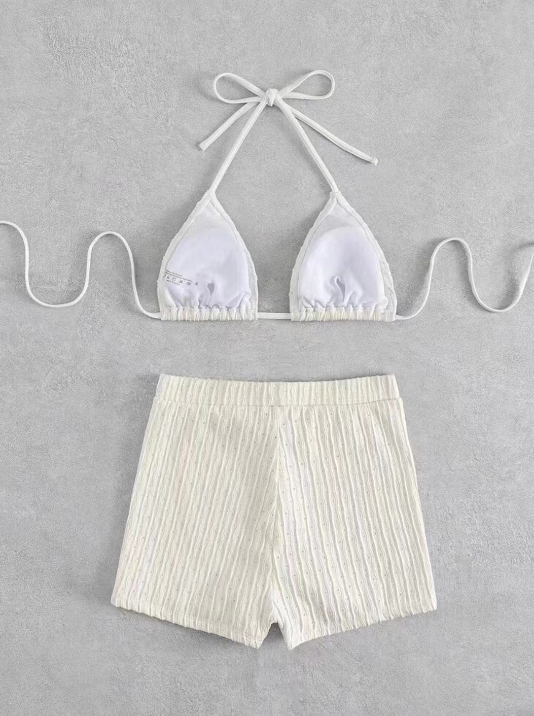 Női szexi, tiszta, magas derekú, hasított bikini, női egyrészes fürdőruha, gyártói tétel_voghion.com