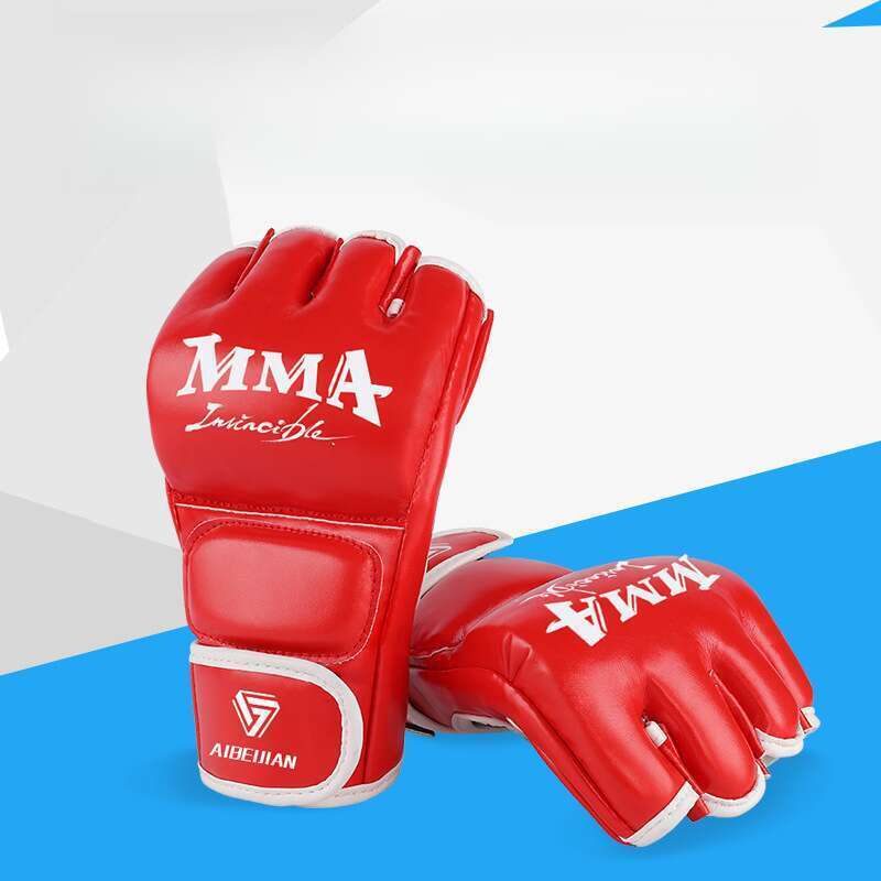 Adult And Children's Sanda Training, MMA Muay Thai Combat, Punching Bags, Men's And Women's Half Finger Boxing Gloves, Boxing Gloves_voghion.com
