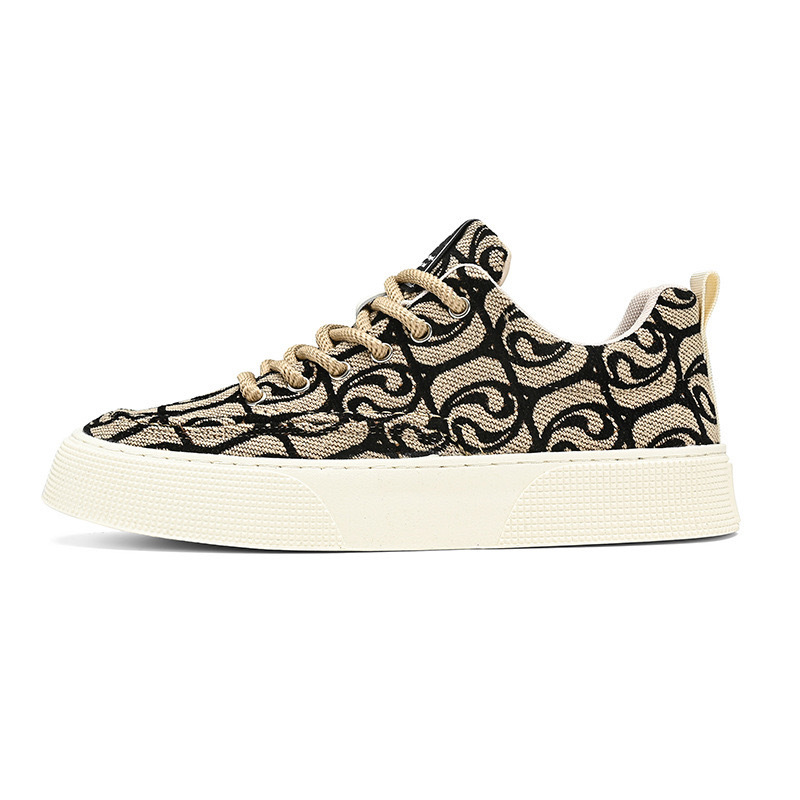 Sommar Nya Andningsbara Canvas Herrskor Koreanska Utgåva Mångsidiga Sport Casual Board Trendiga Skor_voghion.com
