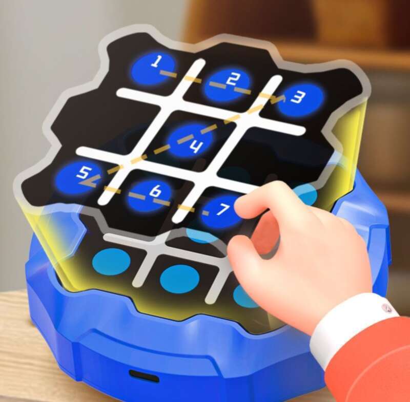 Super Electronic Tic Tac Toe Game Console, Portable Desktop, Beneficial Intelligence, Children's Toys, Parent-child_voghion.com