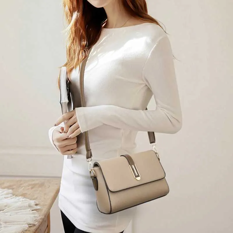Borsa a tracolla in pelle pu borsa a spalla donna versatile_voghion.com