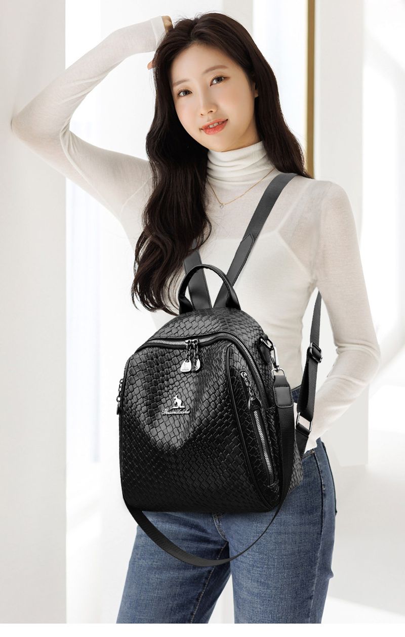 Women's high-quality 2023 autumn and winter New fashionable all-match portable shoulder bag large capacity backpack_voghion.com