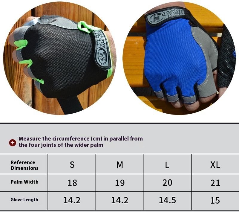Sports half men's wear-resistant, women's anti slip, open finger c, fiess, dumbbell, outdoor gloves, mountain_voghion.com