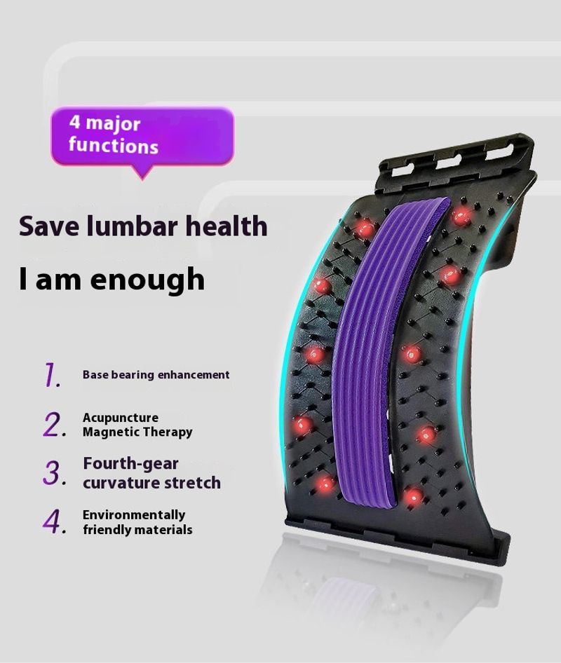 [4a marcia] correttore divaricatore curvatura della protrusione del disco Massaggio lombare agopuntura e moxibustione magnetoterapia_voghion.com