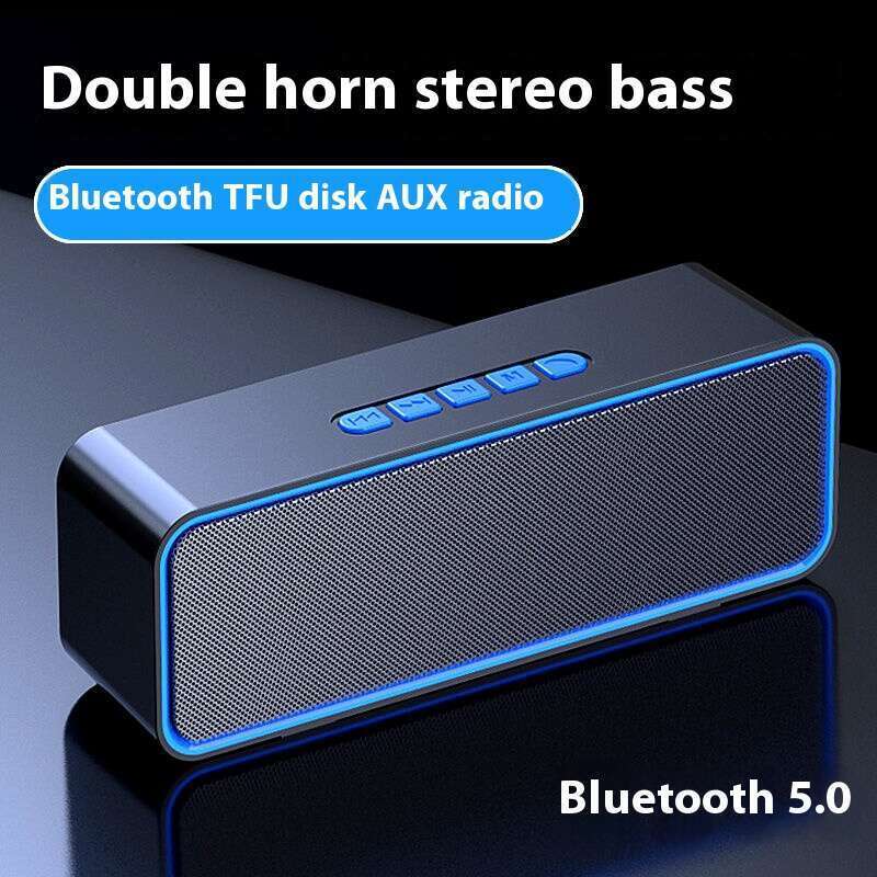 【37000 heraankopen】 Mobiele draadloze subwoofer, Bluetooth, stemomroeper met hoog volume, kleine computer_voghion.com