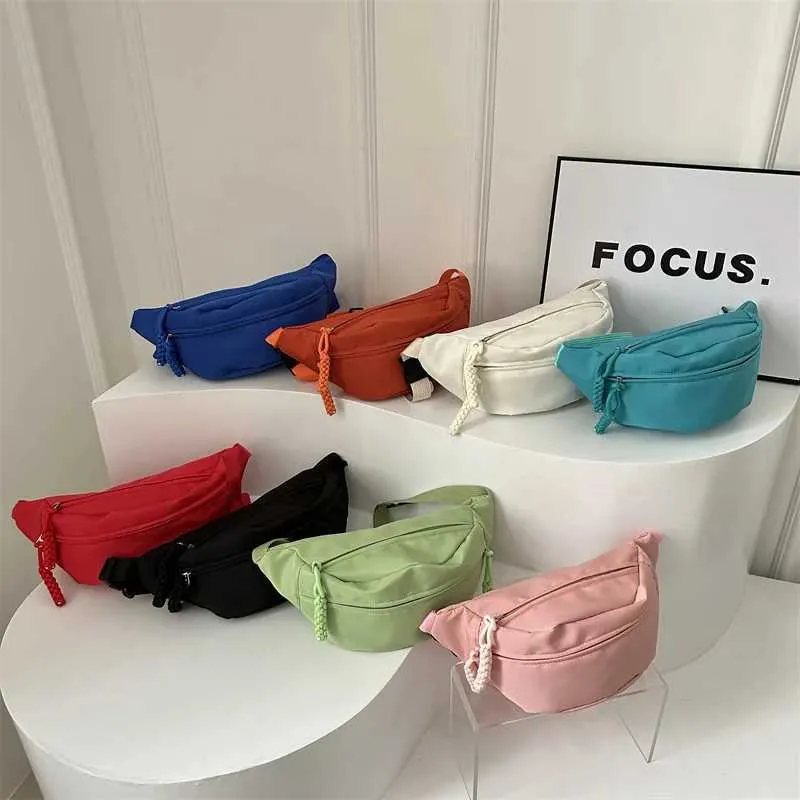 Chest Banana Women Sg Crossbody Pack Canvas Running Waist Bag Casual Fanny Packs Sport Half Moon Belt Ba241021_voghion.com