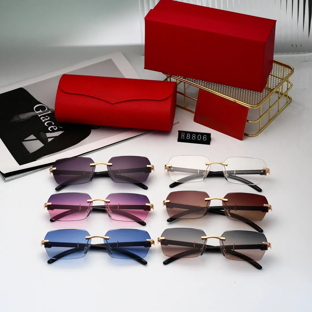 2023 Nouvelles lunettes de soleil polarisées classiques pour femmes Designer 8806 Marque Alliage Métal Polaroid HD Verre Trempé Lentille Rétro Soleil_voghion.com