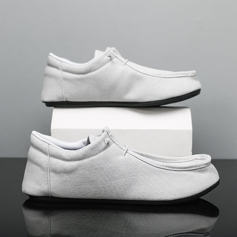 MAEDEF Man's Sneakers Canvas Flats Male Summer Casual for Men High Quality Loafers 2024 Walking Driving Mens Shoes_voghion.com