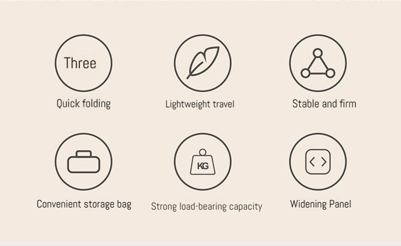 Outdoor folding portable and chair picnic small Chicken rolls table aluminum alloy camping equipment supplies_voghion.com