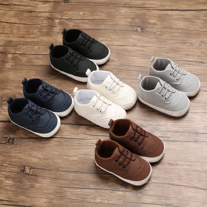 Baby baptism For Boy Newborn White Causal Soft Sole Antiskid Girl Lightweight Toddler Infant First Walker Shoes_voghion.com