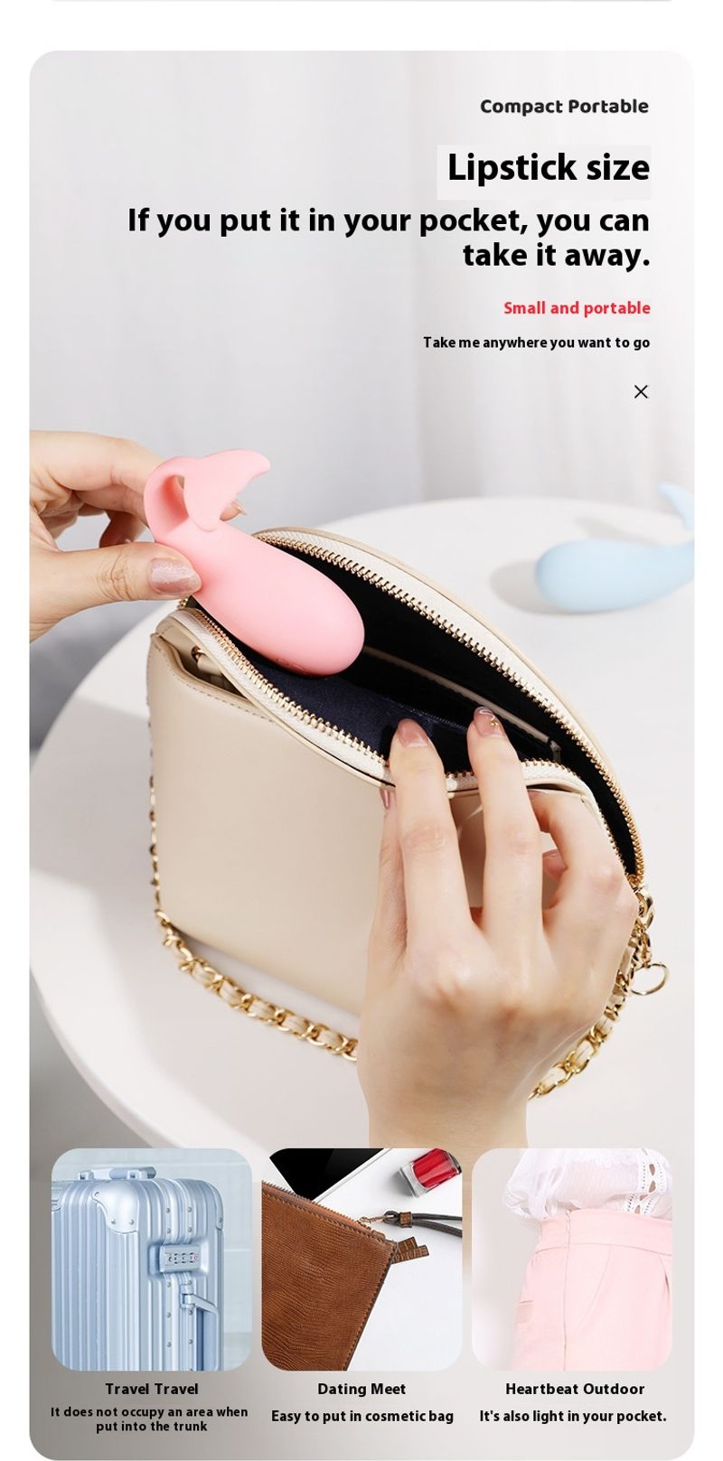 Mystery Ji Pipi Whale Mini Program Hoppande Ägg Kvinnlig Dräkt Vuxenleksak Vibrationsmasturbator Sexleksaker 120/Förpackning_voghion.com